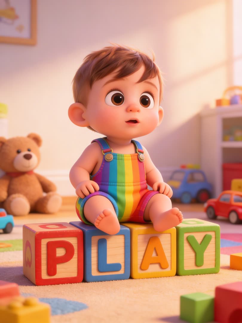 Pixar Baby Avatar AI Baby Photo Template Preview
