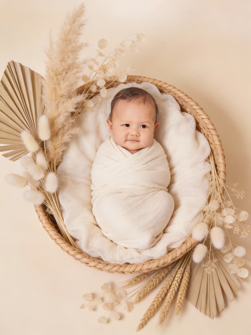 Pampas Nest AI Baby Photo Template Preview