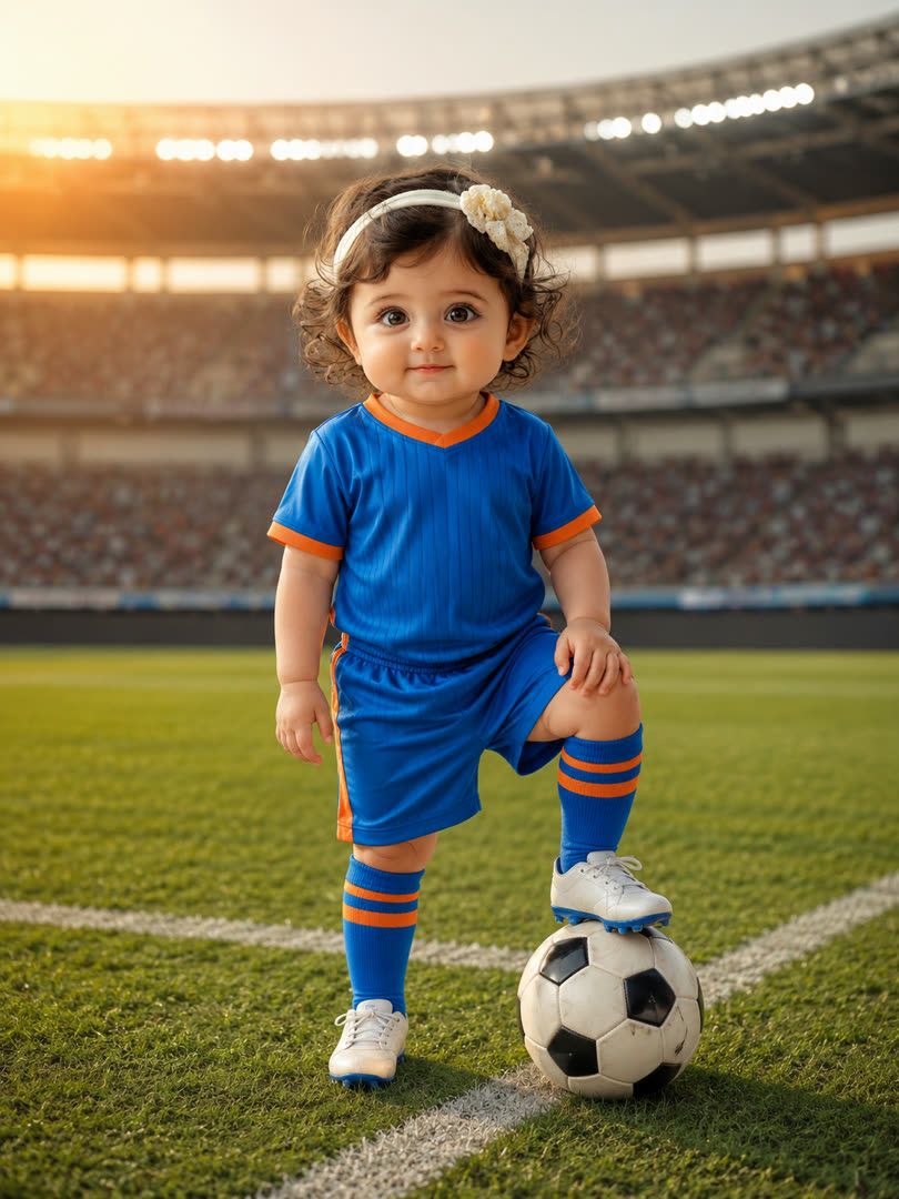India Star AI Baby Photo Template Preview