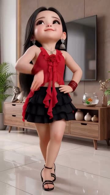 Laal Laal Colour Chi Bangadi AI Video Template Preview