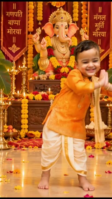 Oh My Friend Ganesha AI Video Template Preview