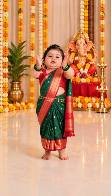 Deva Shree Ganesha AI Video Template Preview